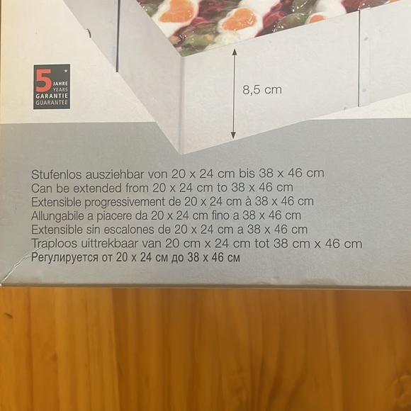 Adjustable baking frame. Stainless steel. - Picture 4 of 4